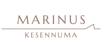 フカヒレのコラーゲン配合の化粧品MARINUS（マリナス）のロゴ